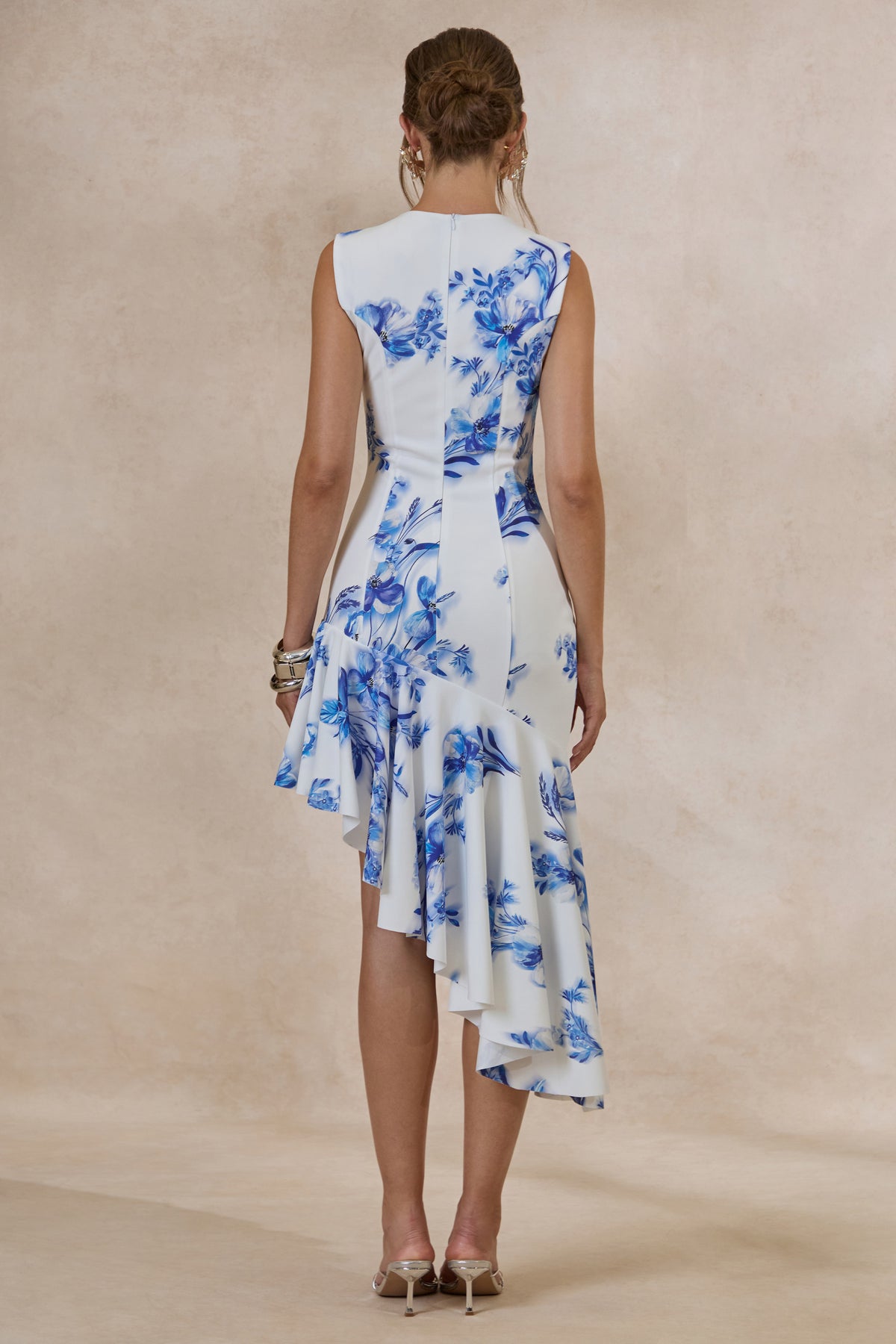 ECM_HR_CL138566153 - Isalyn _ Blue Floral Print Round-Neck Midi Dress With Asymmetric Hemline5.jpg