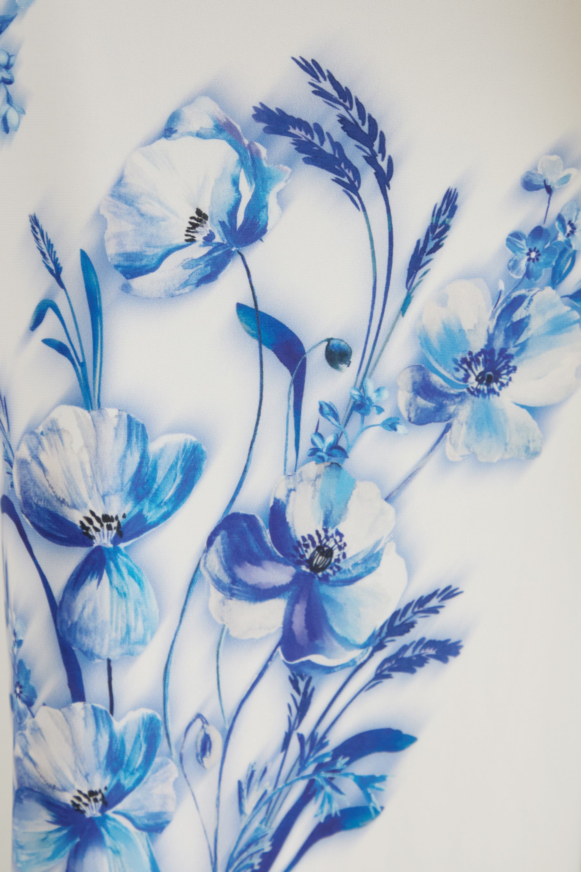 Isella Blue Floral Print High-Neck Maxi Dress With Gathered Detailing CL138567153 51.jpg