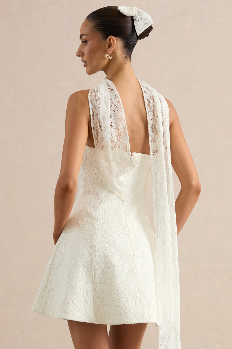 ECM_HR_CL138595110 - Taryna | White Lace Hair Bow + CL138454110 - Elvara | White Lace Bandeau-Neck Mini Dress With Scarf Detail 6.jpg