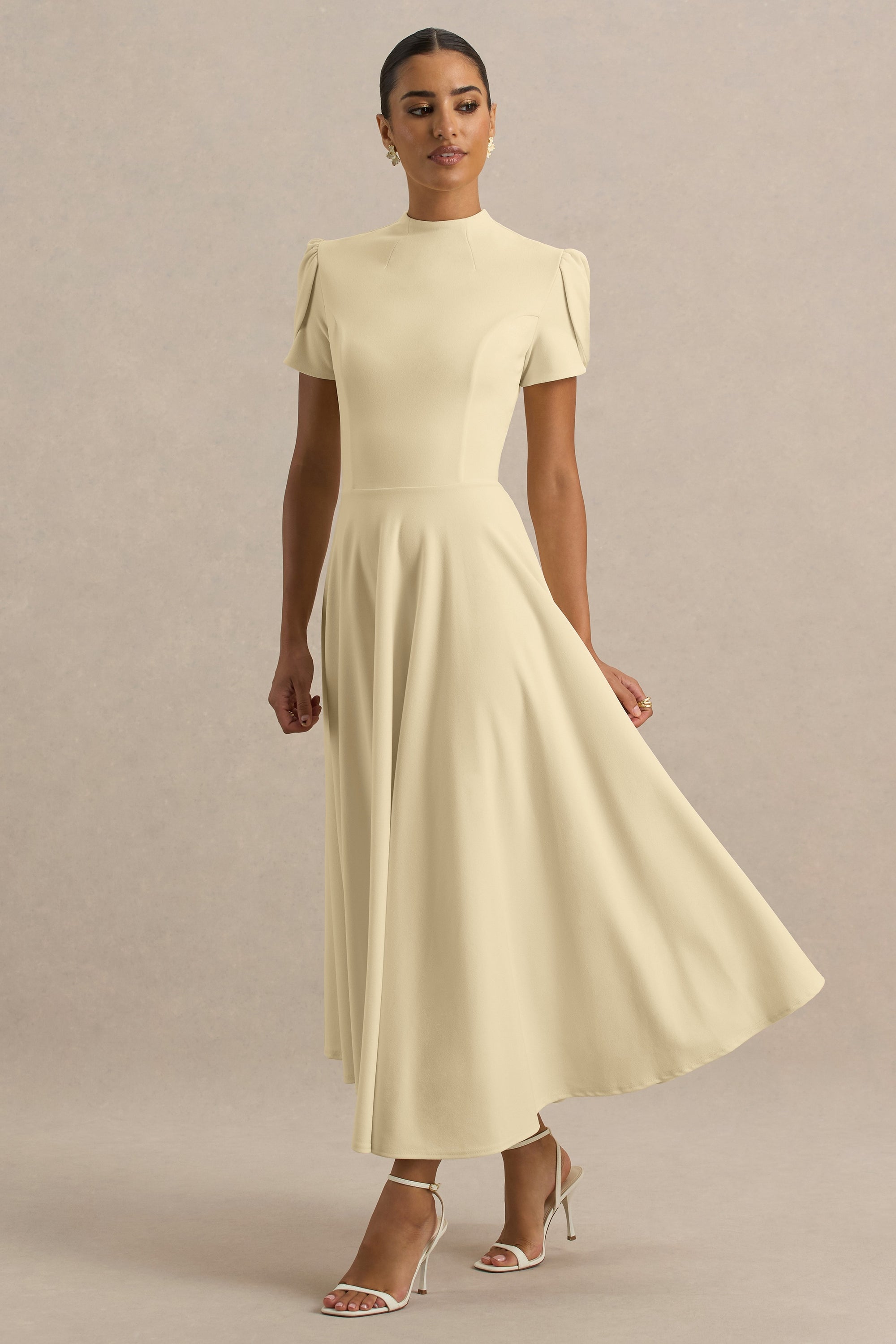 ECM_HR_CL138715121 - Vicky Lemon High Neck Midi Dress With Puff Sleeves 06.jpg