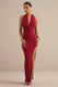 ECM_HR_CL138751100 - Imogenia _ Red Cowl Plunge-Neck Maxi Dress With Front-High Split 1.jpg
