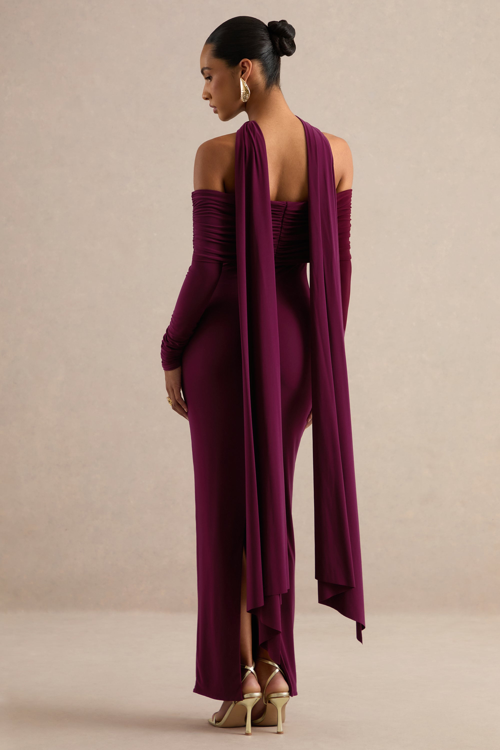 ECM_HR_CL138756102 - Julissa _ Burgundy Bardot-Neck Maxi Dress With Scarf Detail 3.jpg