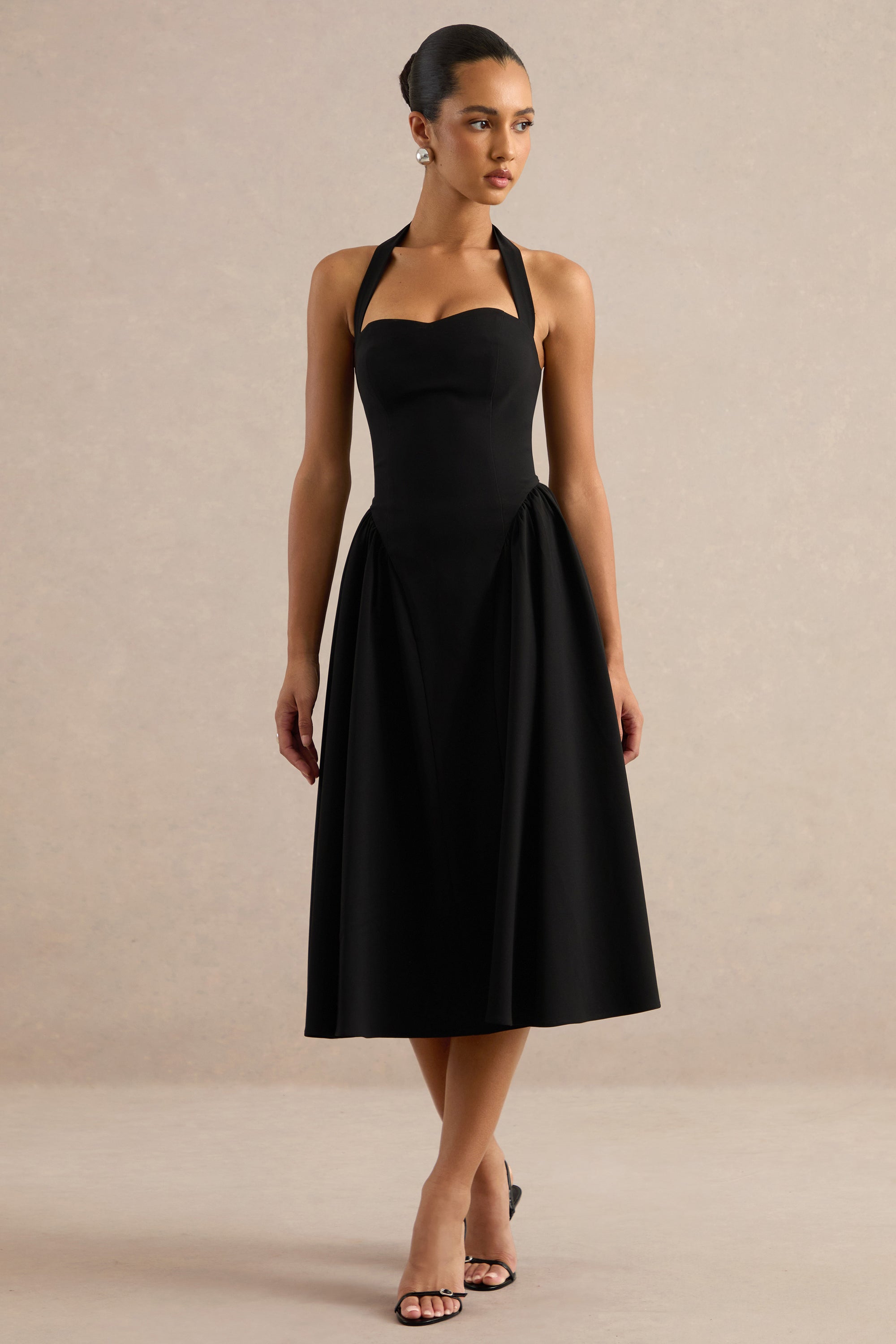 ECM_HR_CL138785001 - Meriellea | Black Sweetheart-Neck Midi Dress 0.jpg