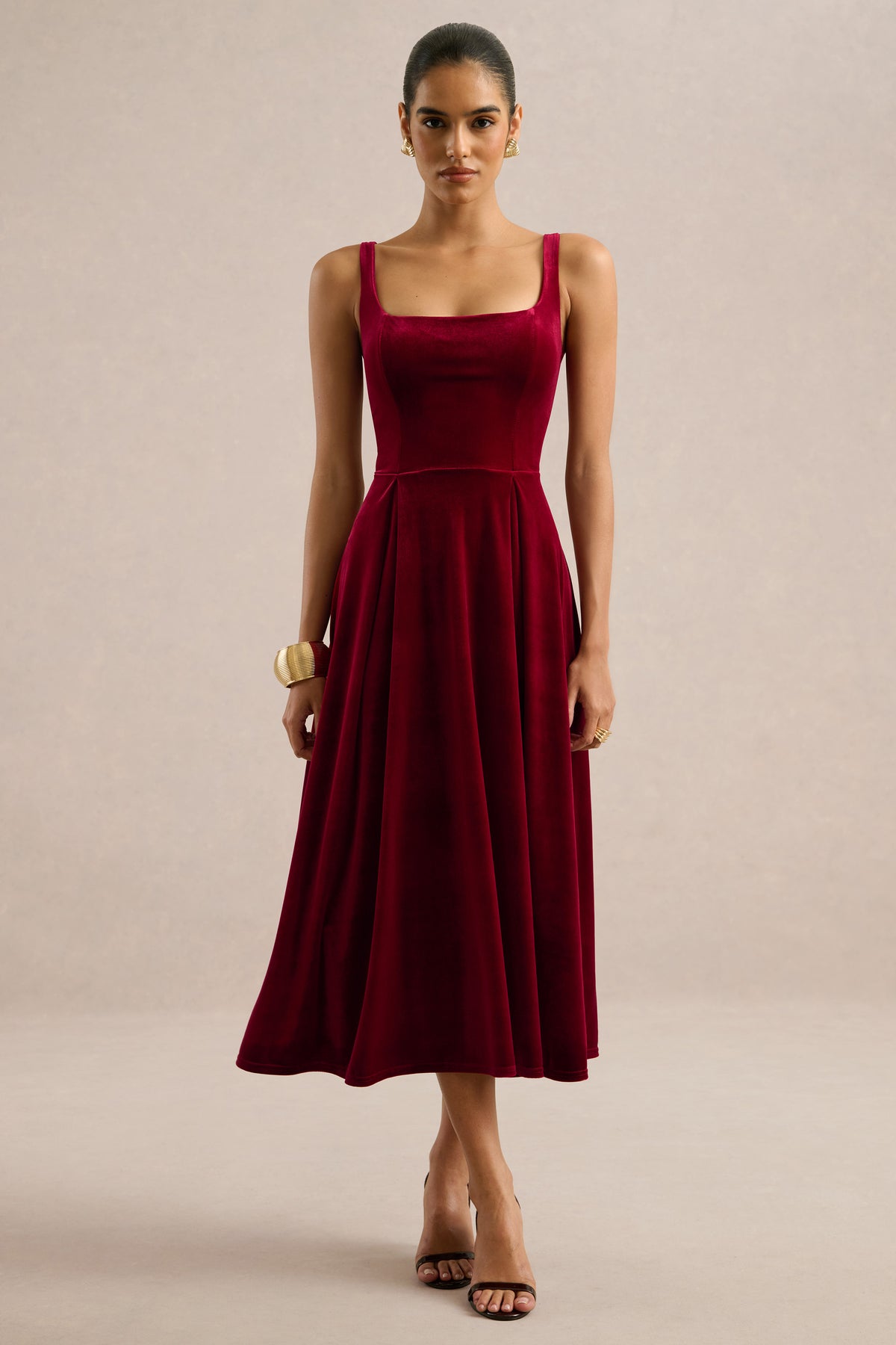 ECM_HR_CL139336101 - Zelella | Berry Velvet Square Neck A-Line Midi Dress2.jpg