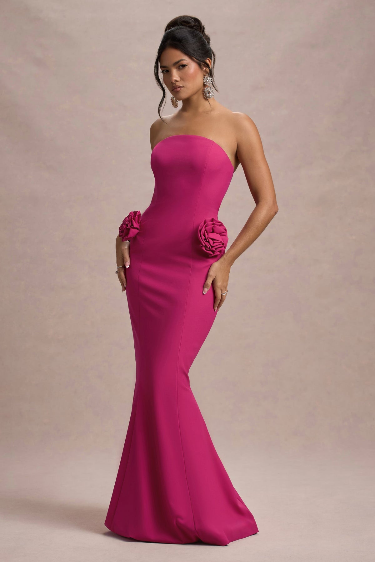 WB_CC_HR_CL134833112-BestOfTheBestDarkPinkStraplessFishtailMaxiDressWithCorsages72