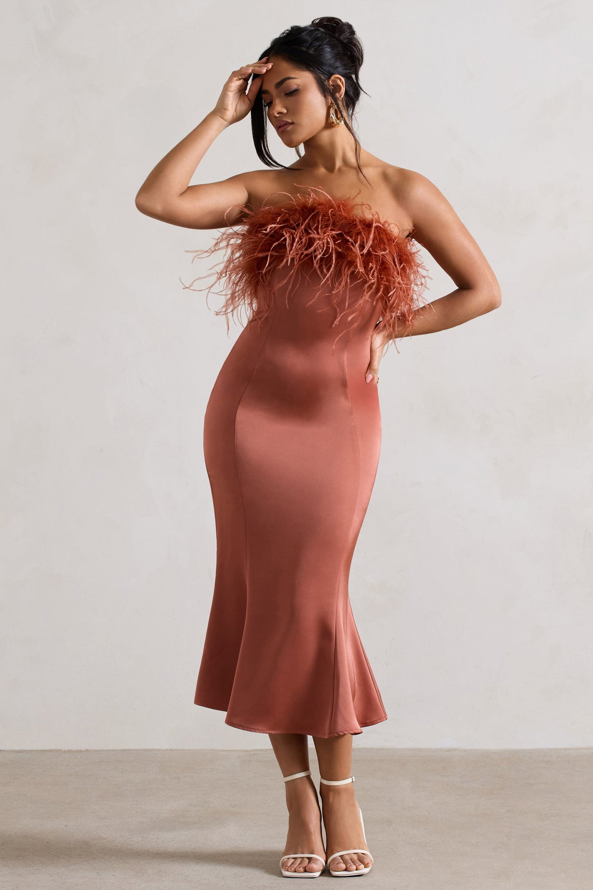 WB_CL129973012-OneAndOnlyRustSatinFeatherTrimMidiDress1