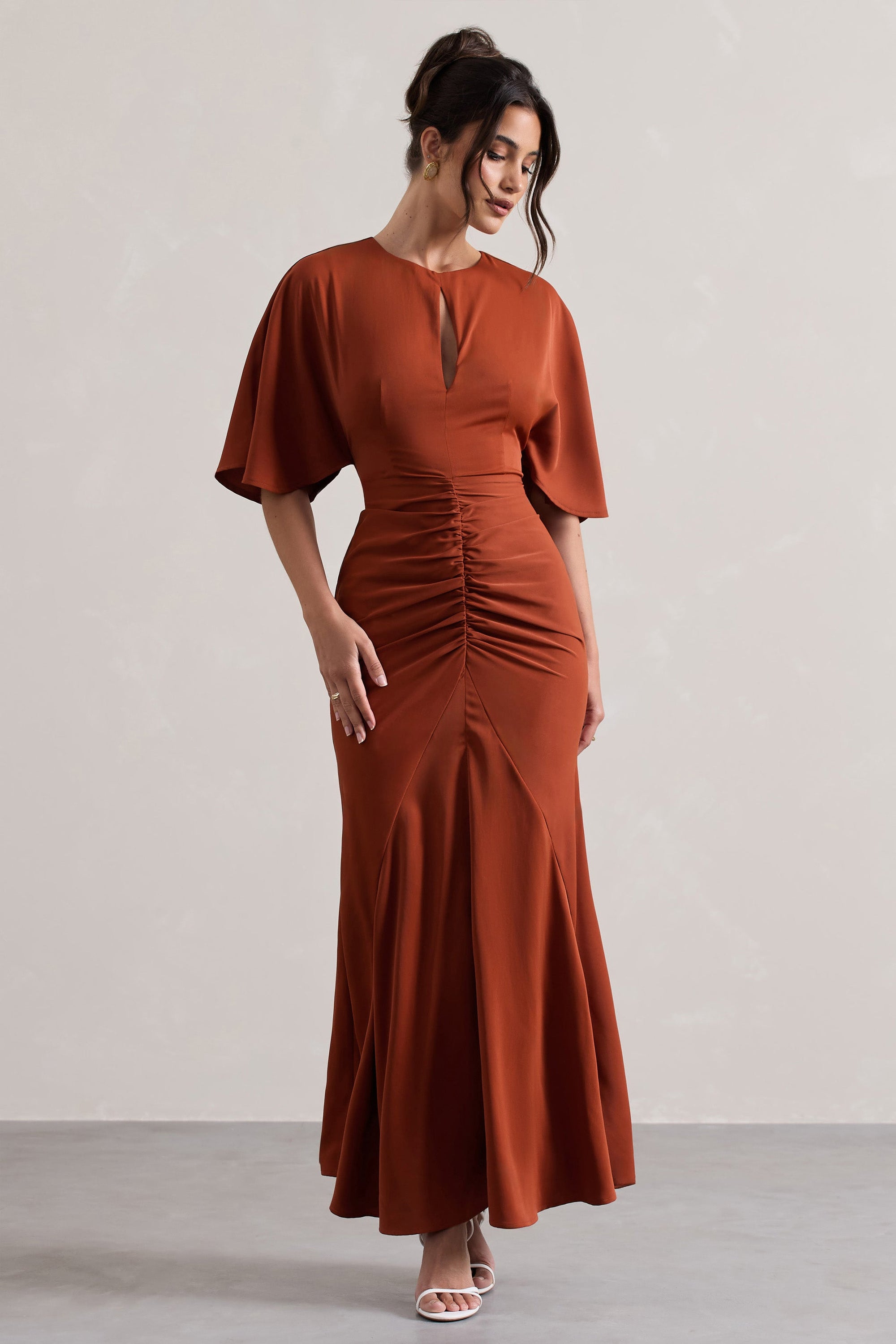 WB_CL132229165-ElidyTerracottaRuchedFlutter-SleeveCut-OutMaxiDress1_b0b763e4-62ff-4bc9-9929-067091a0e2cc