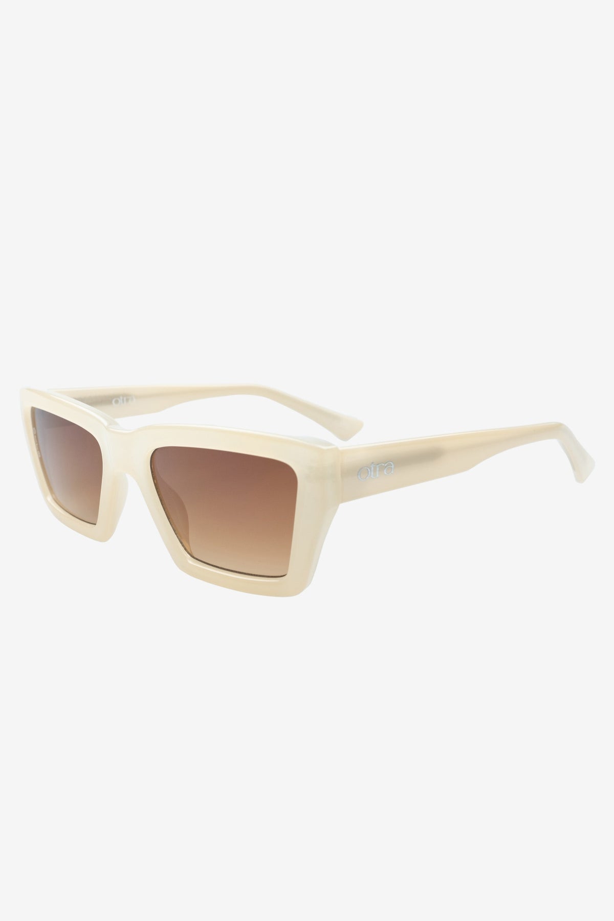 Fairfax | Otra Ivory Square Brown Tinted Sunglasses