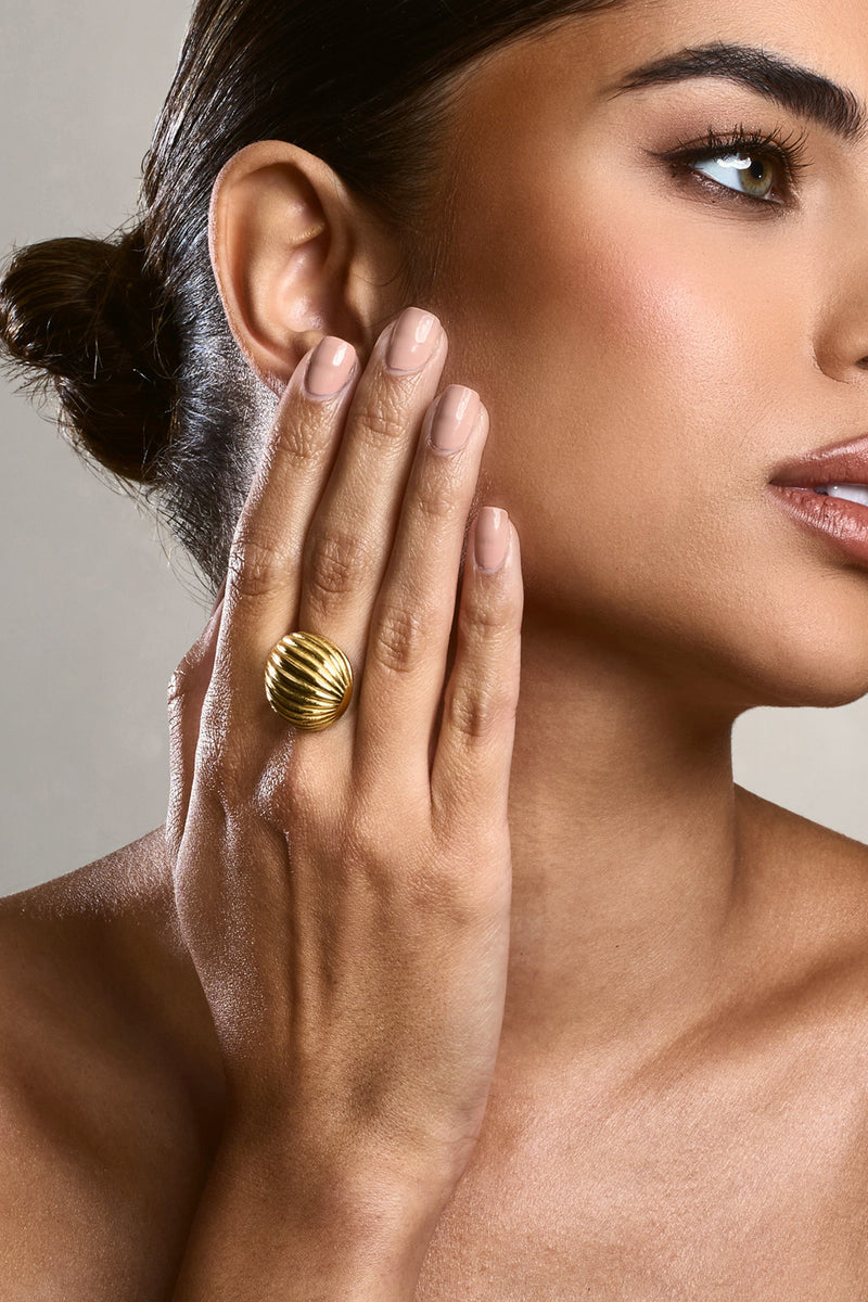 Robin Gold Statement Ring – Club L London - SA