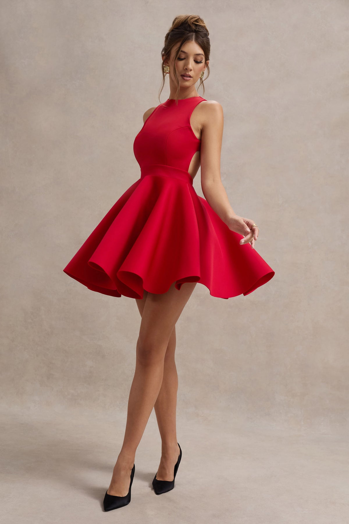 rogue skater dress Lace Up Skater Dress