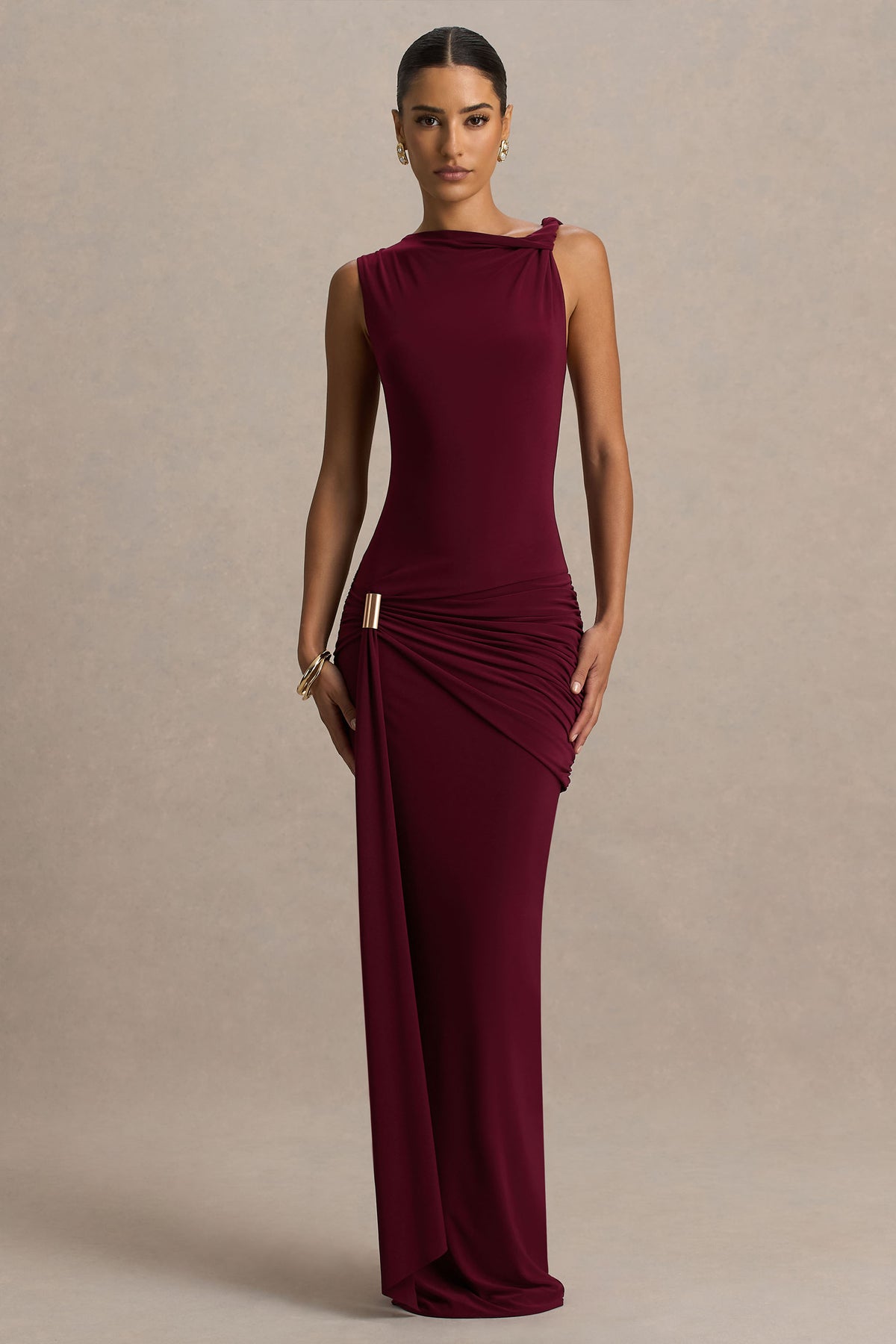 pink a line bridesmaid dresses Calanthe Maxi Dress main image 1