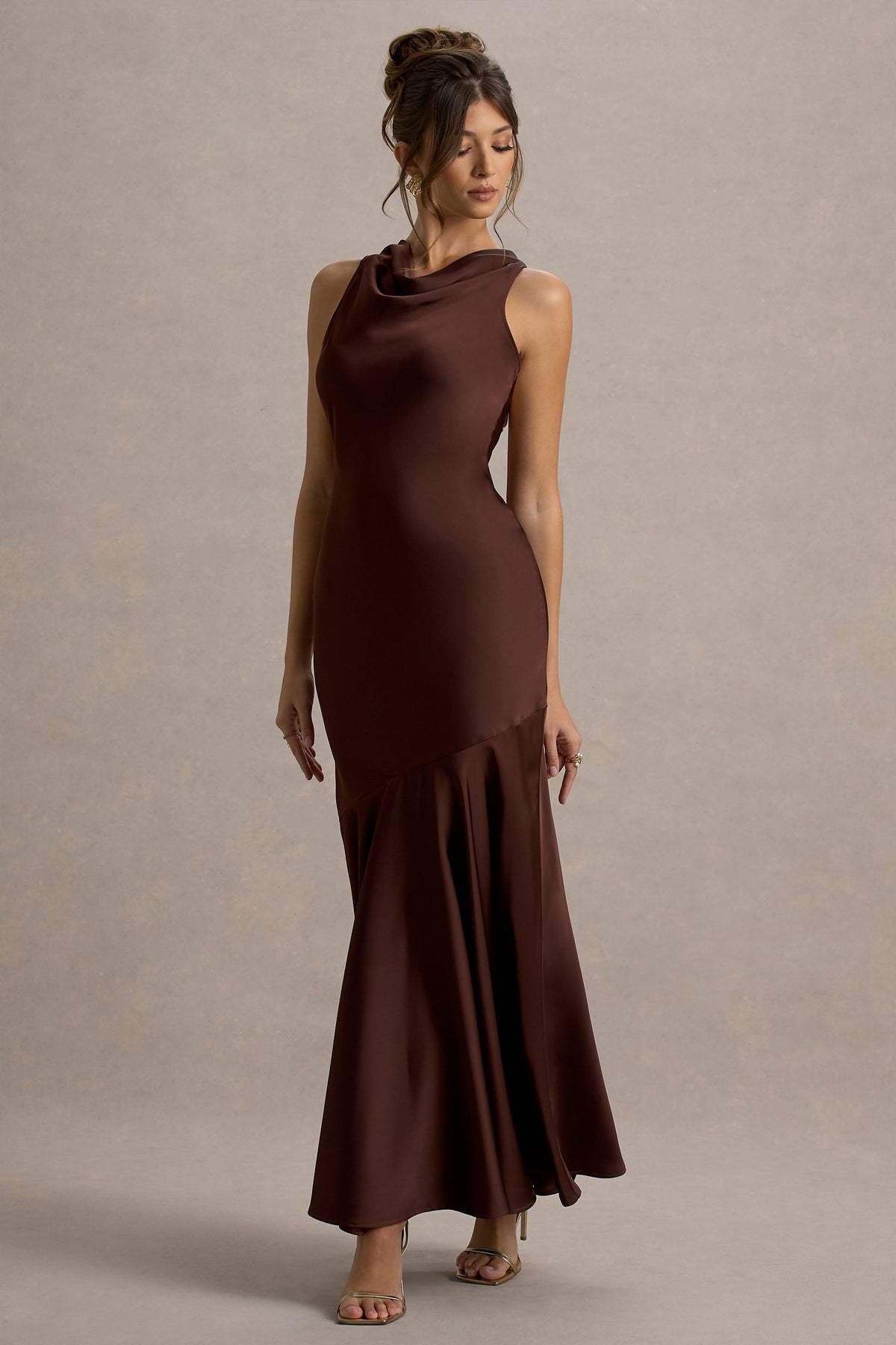 brown satin cowl neck dress Buy Reiss Chocolate Brown Maisley Satin Cowl-Neck Slip Dress from Next USA