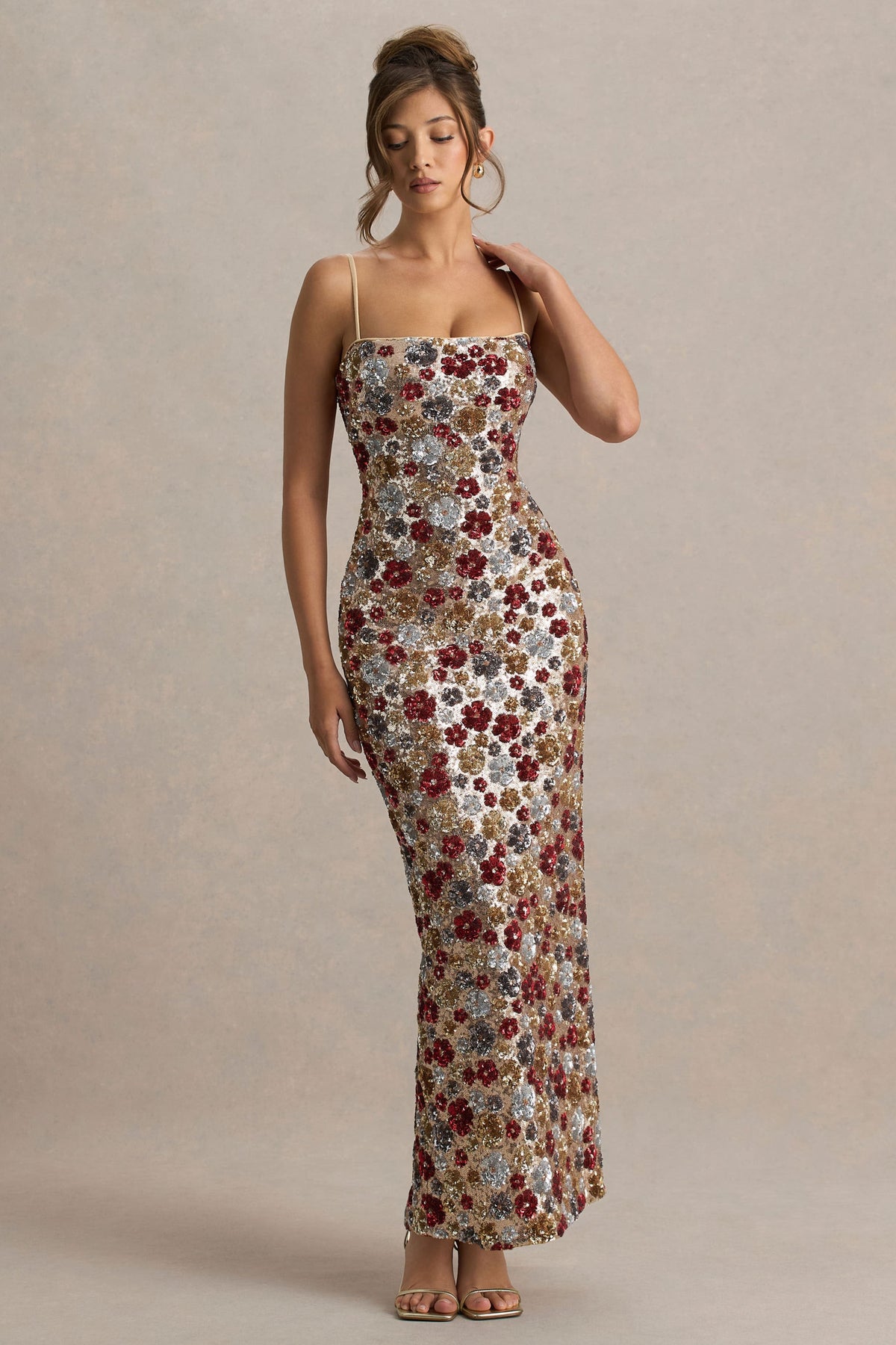 club l london sequin maxi dress R.S.V.P..... Club L London