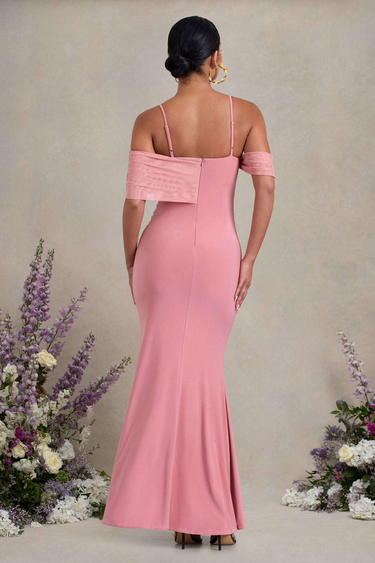 augusta mesh corset dress in light pink Mesh Corset Dress in Light Pink