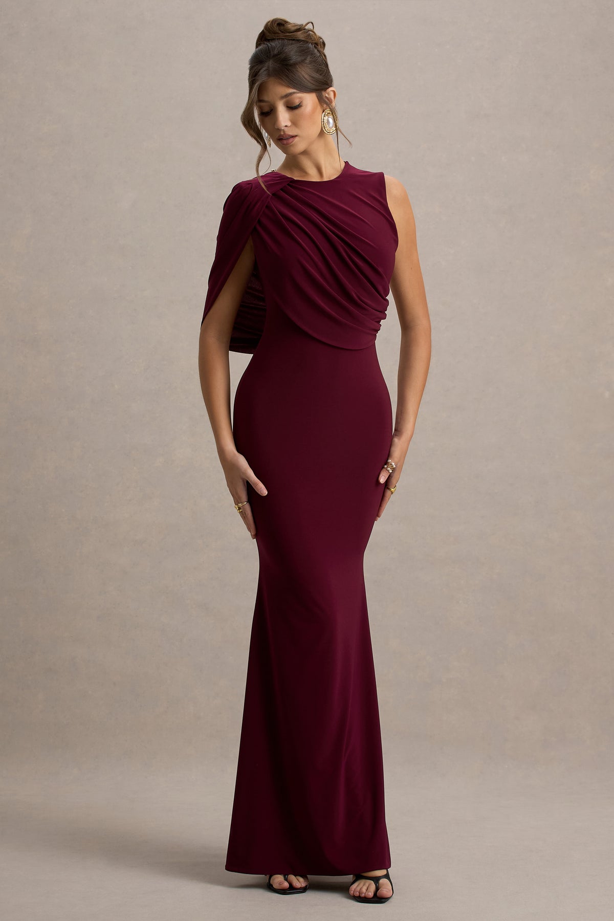 burgundy club dress Lace Bodycon Dress In Burgundy Sleeveless Ruffles Hem Sexy Mini Club Dress For Women 2026