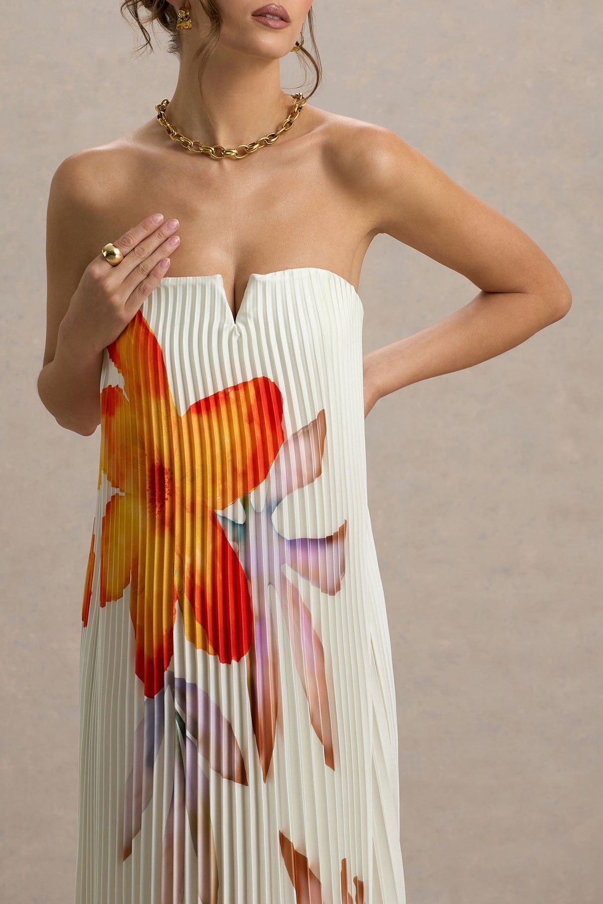 orange floral satin dress Rust Orange Floral Dress - Satin Slip Dress - Satin Maxi Dress